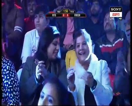 PWL 3 Day 11_ Ritu Phogat VS Vinesh Phogat at Pro Wrestling League 2018 _ Full Match