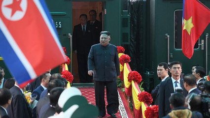 Le dictateur Kim Jong Un au Vietnam, il attend Trump