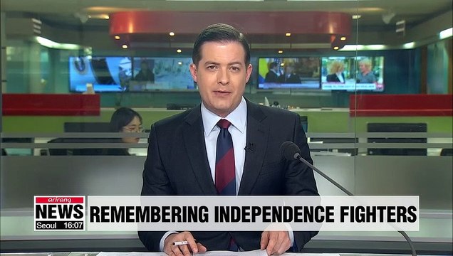 President Moon pays tribute to Korea's independence fighters ahead of 100th anniversary of March 1st Independence Movement