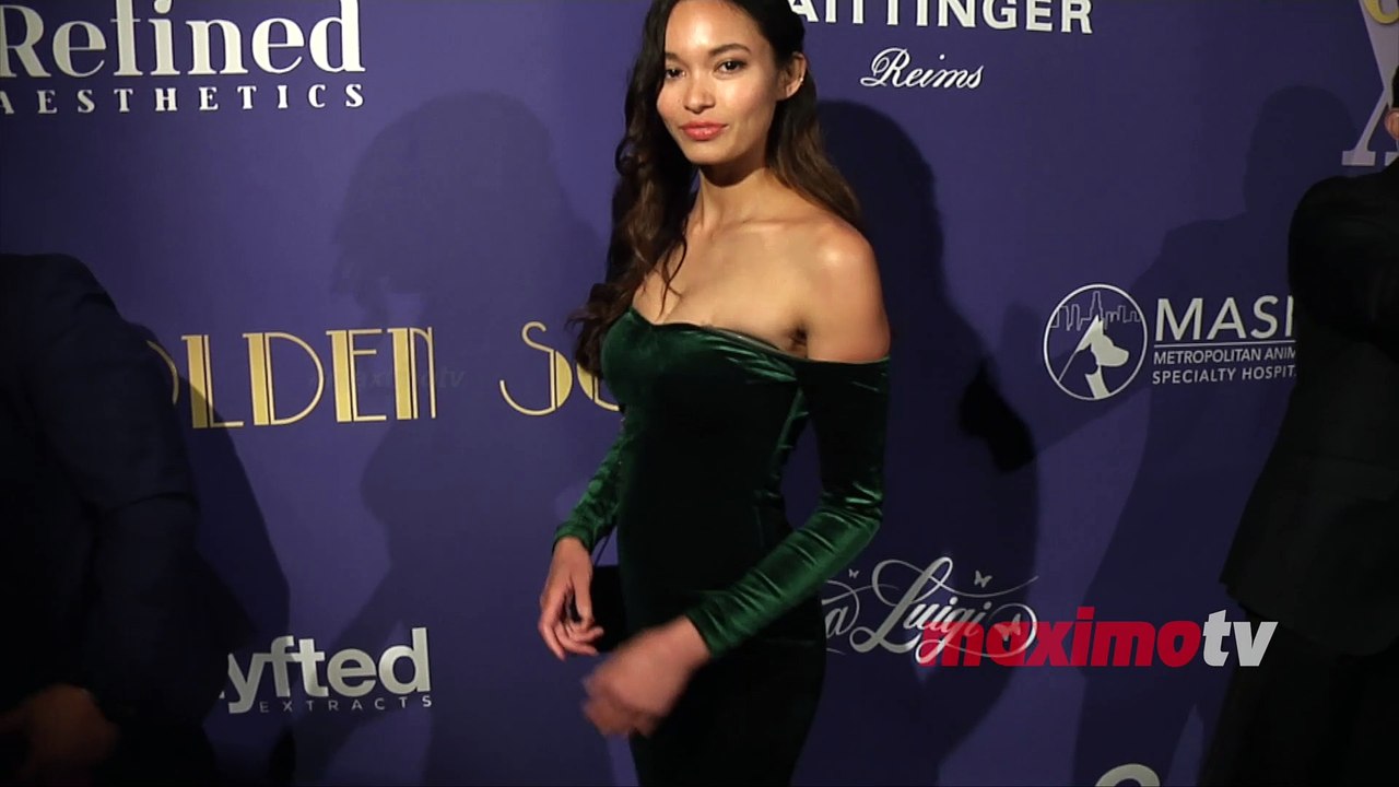 Mary Herman 2019 Golden Soiree Pre-Oscar Party Red Carpet