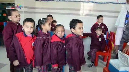 تطعيم أطفال الأقصر بالحملة القومية ضد شلل الأطفال