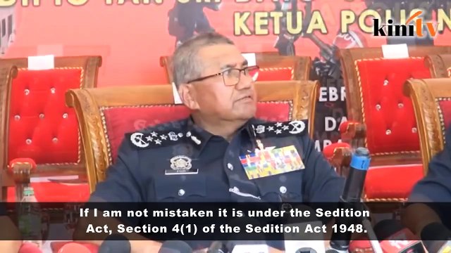 Police are investigating Nazri's speech in Semenyih, says IGP