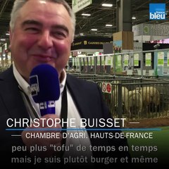 Burger ou tofu ? Christophe Buisset, président de la chambre d'agriculture des Hauts-de-France