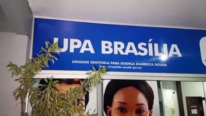 Mulher reclama de atendimento na UPA Brasília