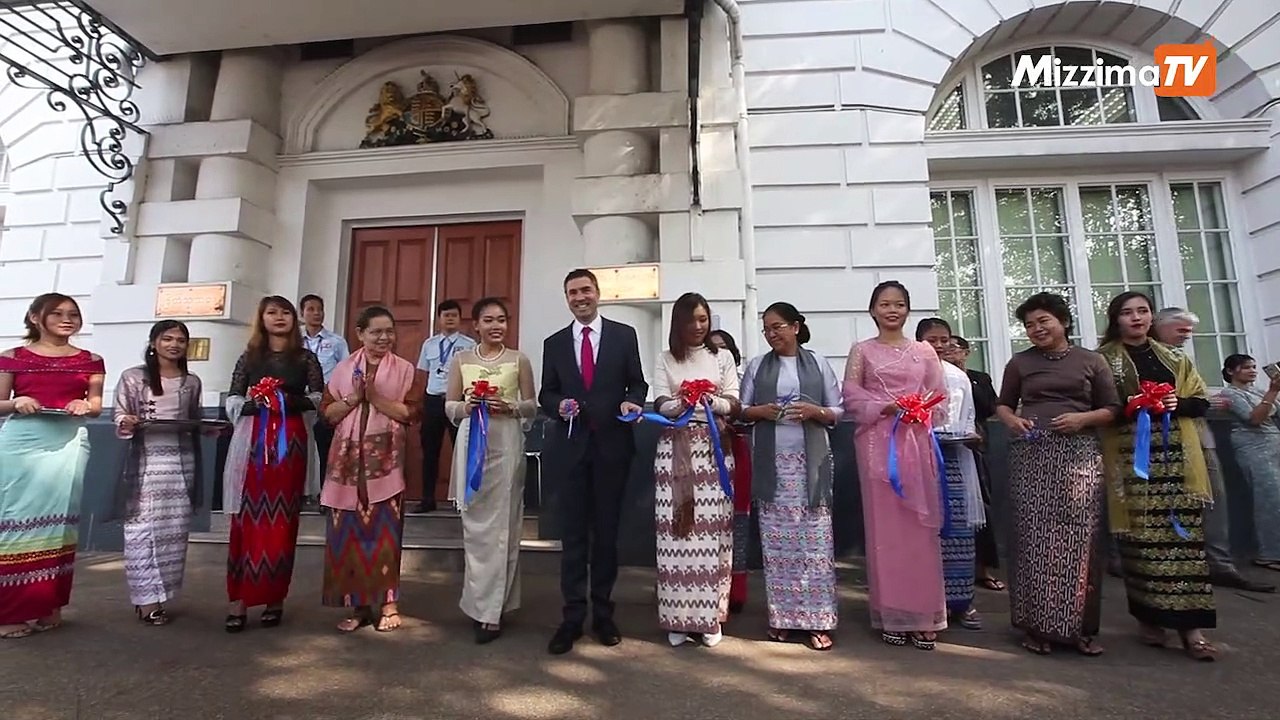 ထိန္းသိမ္းရမည့္အေဆာက္အဦ ျဖစ္၍  ၿမိဳ႕ျပအေမြအႏွစ္ အျပာေရာင္ကမၺည္းျပား တပ္ဆင္