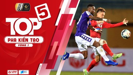 Một chạm tinh tế, Hoàng Vũ Samson dẫn đầu top kiến tạo vòng 1 Wake up 247 V League 2019 | VPF Media