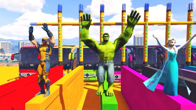 Bajka dla Dzieci Kolorowe Autobusy i Auta & Piosenki dla Maluchów