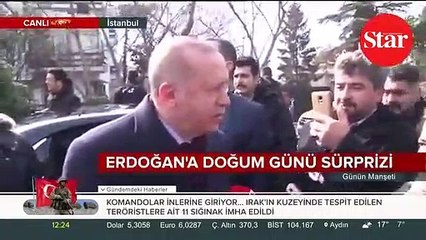 Başkan Erdoğan’a doğum günü sürprizi