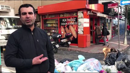 Şişli'de çöp yığınları oluştu - İSTANBUL