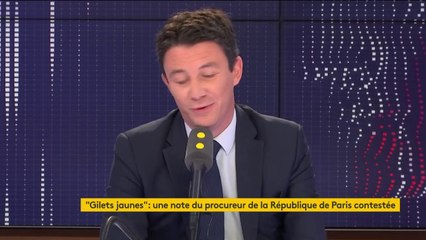 "Gilets jaunes" : des "consignes de sévérité" ne choquent pas B. Griveaux, face à des personnes qui souhaitaient parfois "tuer"