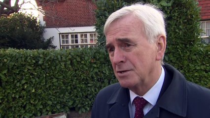 McDonnell says backing second referendum is a ‘last resort"