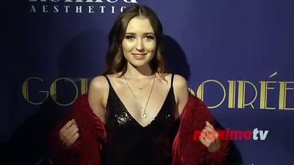 Caity Lynn 2019 Golden Soiree Pre-Oscar Party Red Carpet