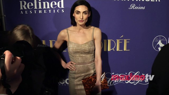 Chloe Catherine Kim 2019 Golden Soiree Pre-Oscar Party Red Carpet