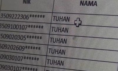 Enam "Tuhan" Masuk DPT Pemilu 2019