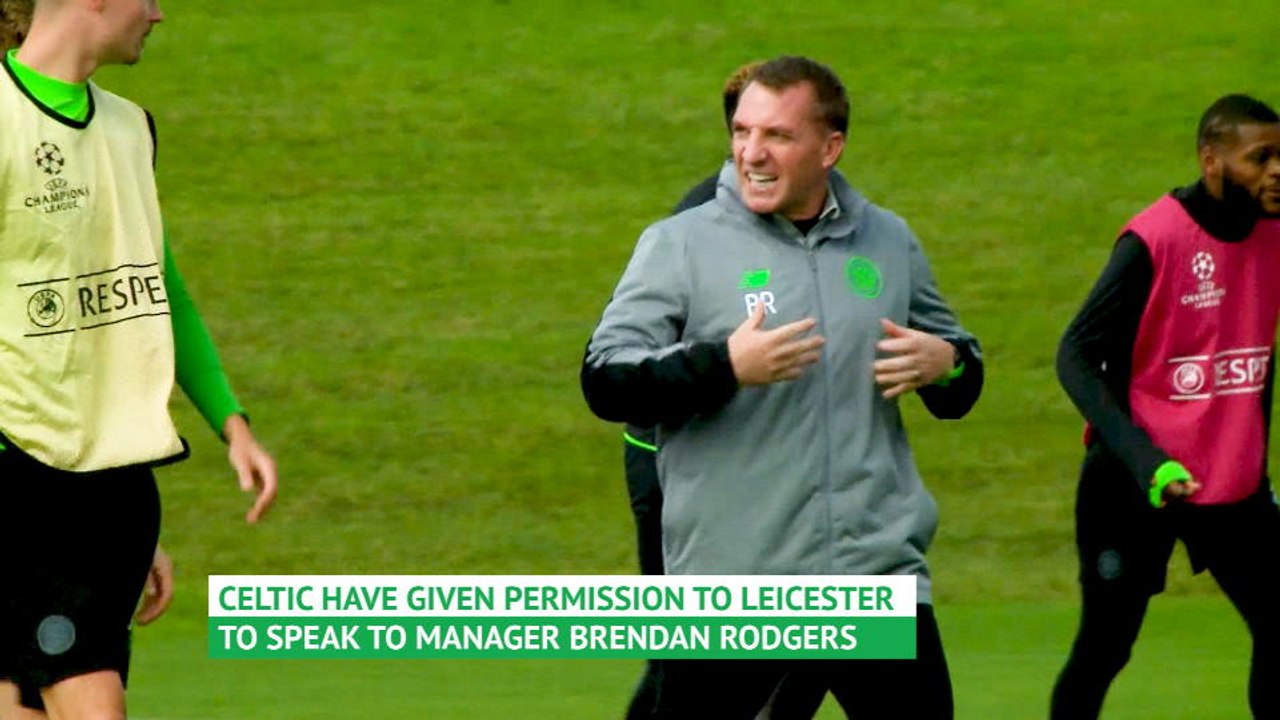 Celtic boss Rodgers in talks with Leicester