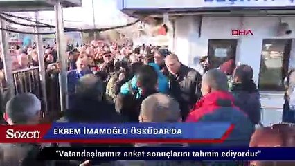 Ekrem İmamoğlu: Anket sonuçları yüzümde