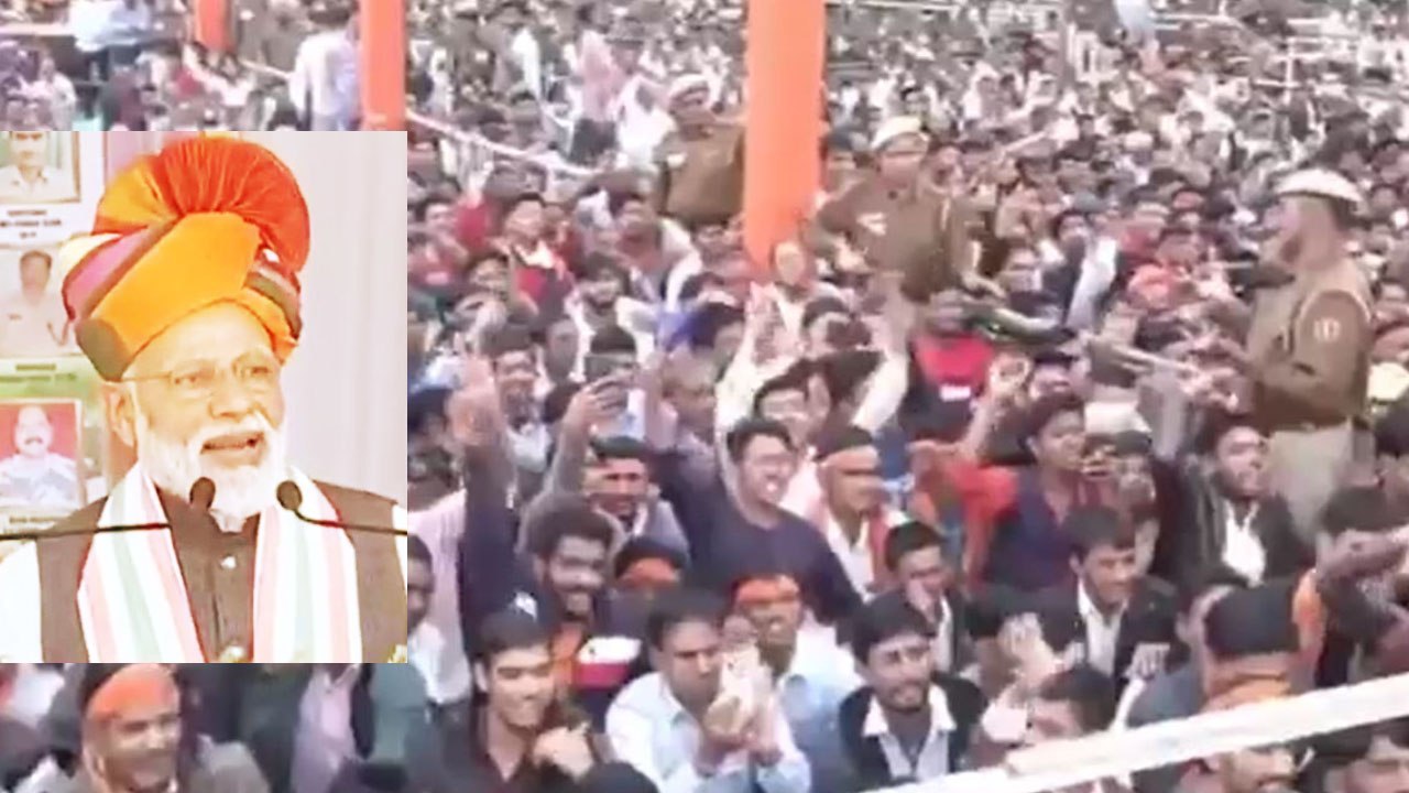 After air strike, Public raises Modi-Modi sloga...