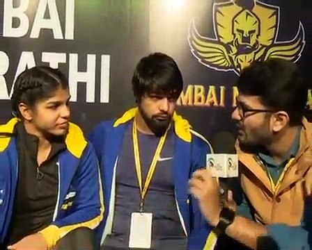 PWL 3 Day 9_ Mumbai Maharathi's Satyawart and Sakshi Malik speaks over battle