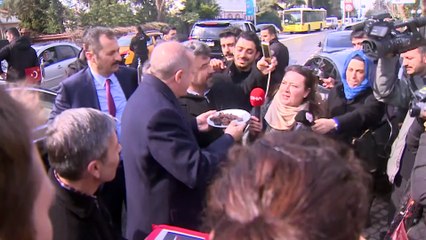 Vatandaşlar, Cumhurbaşkanı Erdoğan'ın doğum gününü kutladı  - İSTANBUL