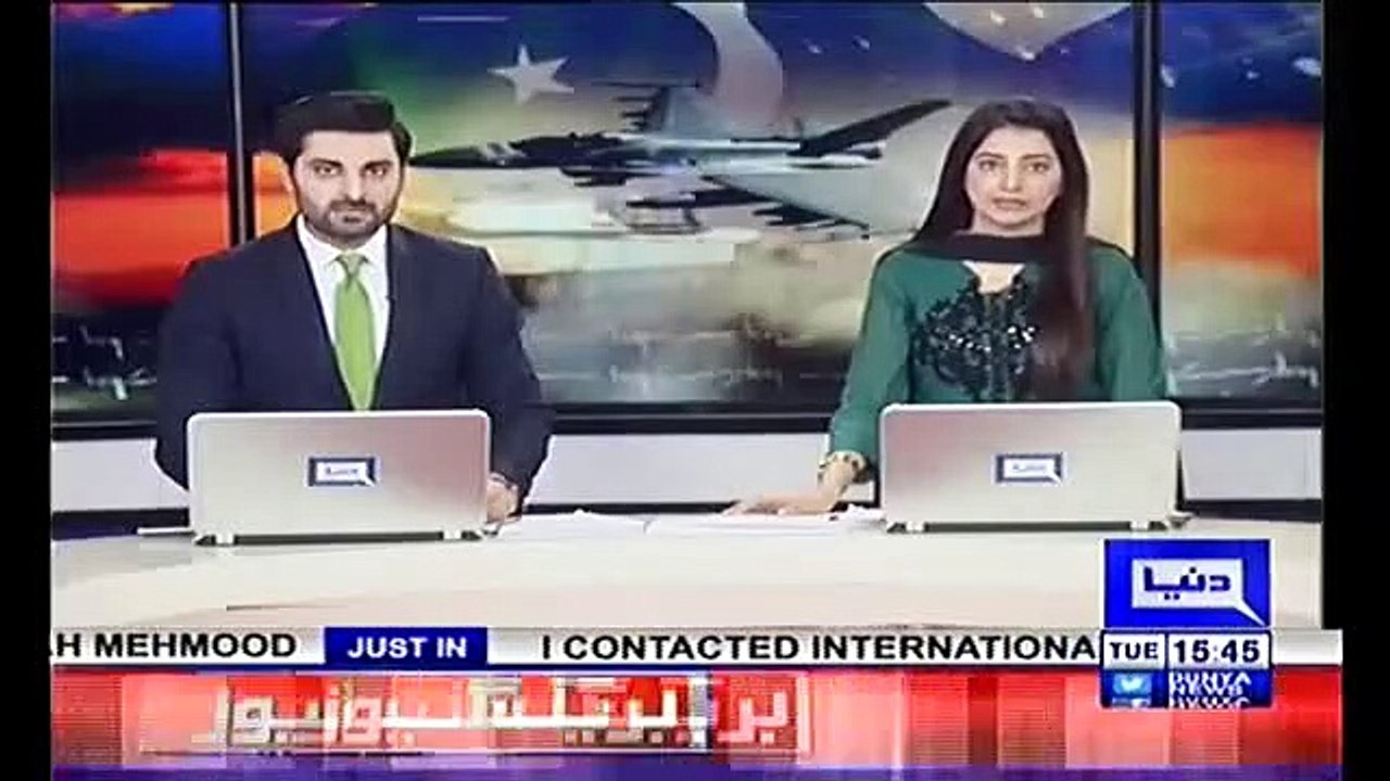 Dunya News reporter shows the Jaba area where India claimed of carrying out air strike