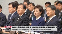 Ahead of March 1st anniversary, Pres. Moon says Koreans determining their own destiny