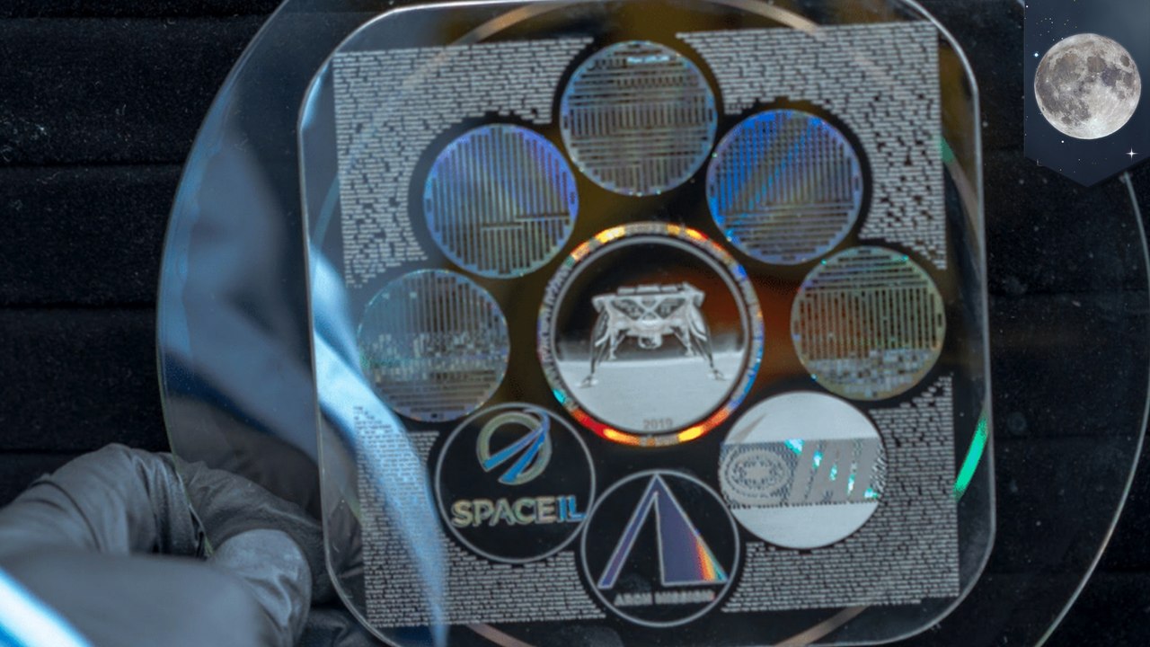 30-million-page archive of human culture sent to the moon