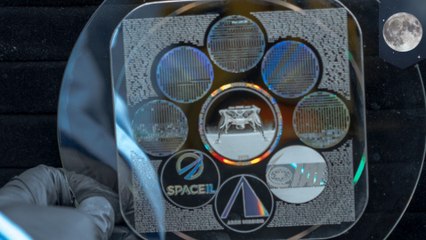 30-million-page archive of human culture sent to the moon