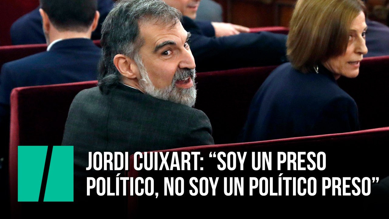 Jordi Cuixart: "Yo soy un preso político, no so...