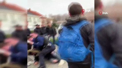 - Belçika’da Türk Öğrenciler İle Polis Arasında Kavga- 2 Genç Ve 2 Polis Yaralandı- Kimlikleri Yok Diye Kelepçelemek İstediler