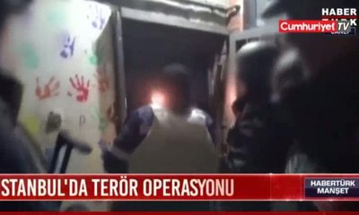 DHKP/C operasyonuna ilişkin yakalanma anı kamerada