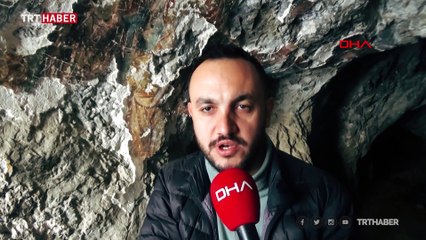 Gümüşhane'de "Dağ Manastırı" adı verilen tarihi mağara keşfedildi
