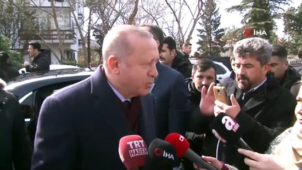 Cumhurbaşkanı Erdoğan'a Evinin Önünde Doğum Günü Sürprizi