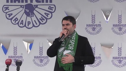 Bakan Kurum: "Kapı Kapı Gezerek Projelerimizi Anlatmalıyız"