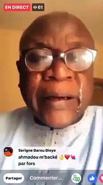 Un vieux Mouride en larmes après les propos de Moussa Diop sur Ila Touba
