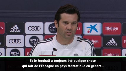 Copa del Rey - Solari : "Le Clasico fait de l'Espagne la capitale mondiale du football"