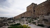 Mescid-i Aksa'nın duvarına provokatif saldırı - KUDÜS
