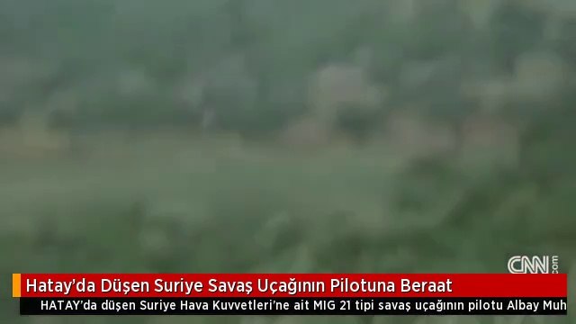 Hatay'da Düşen Suriye Savaş Uçağının Pilotuna Beraat