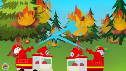 Cartoon Network HD: Adventure Time - Firefighter Rescue Team & Magic Pet Aruloo rescues in forest fire - Panda Bibo Cartoons For Kids