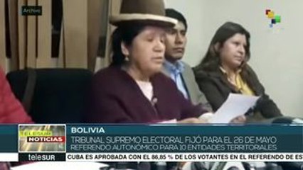 TSE de Bolivia convoca sexto referendo autonómico para el 26 de mayo