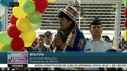 Pdte. Evo: Venezuela está defendiendo la dignidad de la patria grande