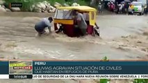 Perú: lluvias actuales profundizan afectaciones por El Niño de 2018