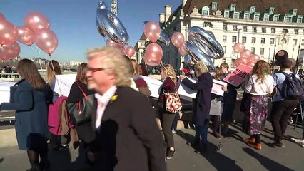 Derry Girls actors deliver abortion petition to Westminster