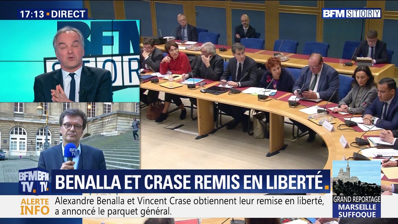 Alexandre Benalla et Vincent Crase remis en liberté