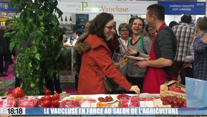 Salon de l'agriculture : le stand du Vaucluse inauguré aujourd'hui