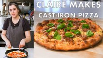 Claire Makes Cast-Iron Skillet Pizza