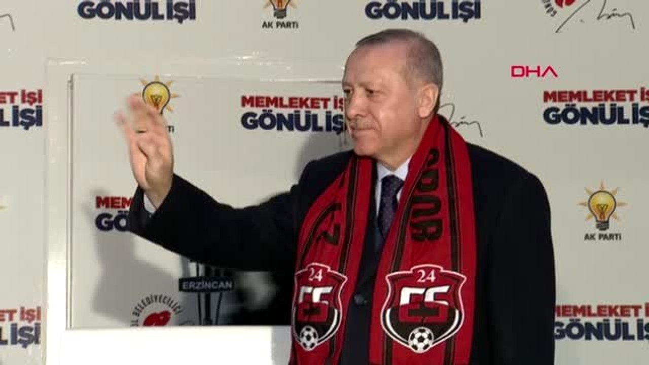 Erzıncan-Cumhurbaskanı Erdogan Erzıncan Mıtıngınde Konustu