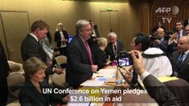 UN Conference on Yemen pledges 2.6 billion dollars of aid