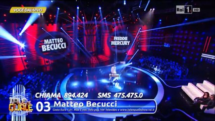 011-Matteo Becucci as Freddie Mercury @Tale e Quale Show