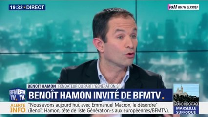 Benoît Hamon (Génération-s) est "déterminé à aller jusqu'au bout" pour les élections européennes