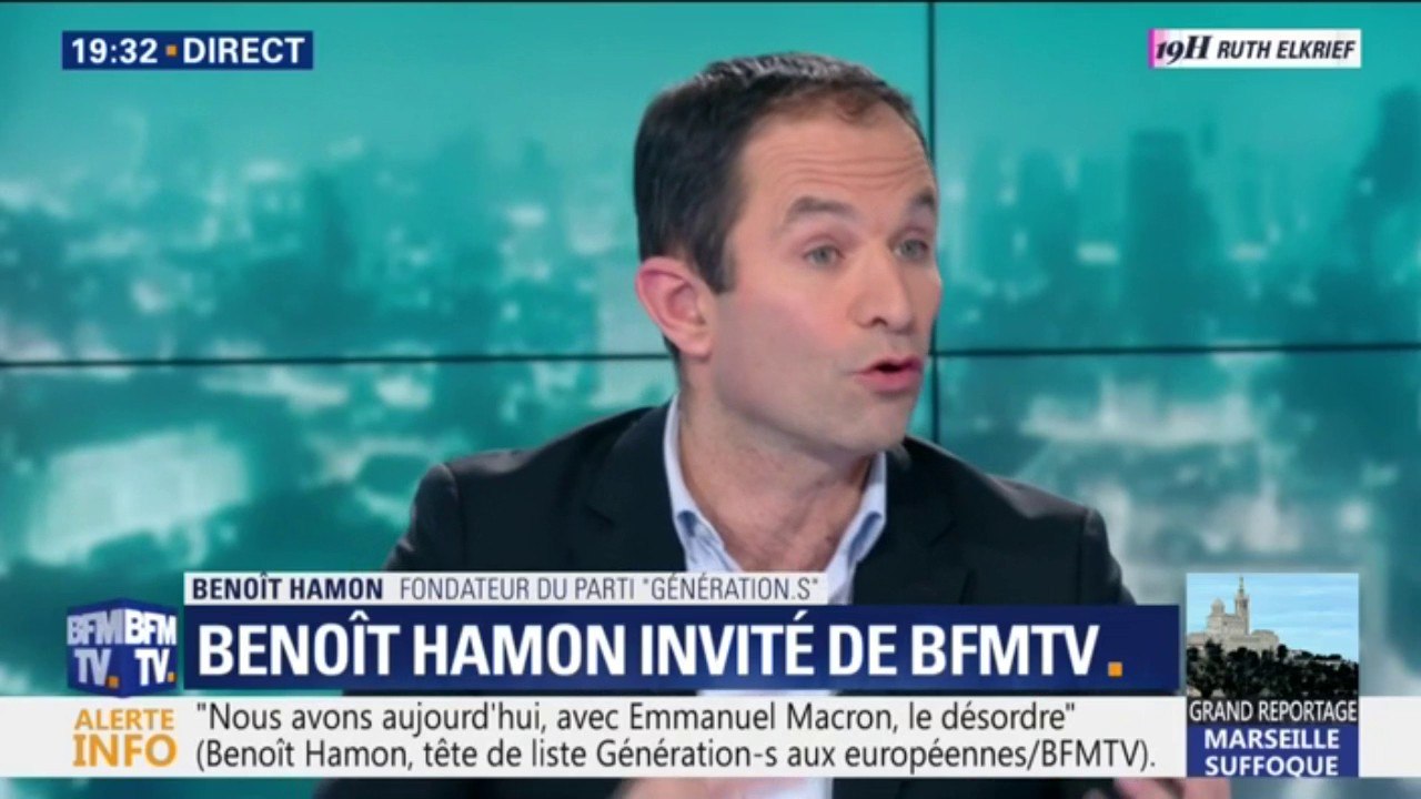 Benoît Hamon (Génération-s) est "déterminé à aller jusqu'au bout" pour les élections européennes